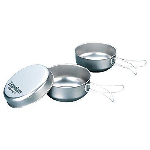 Evernew Titanium Bowl Set with Handle (EBY156)