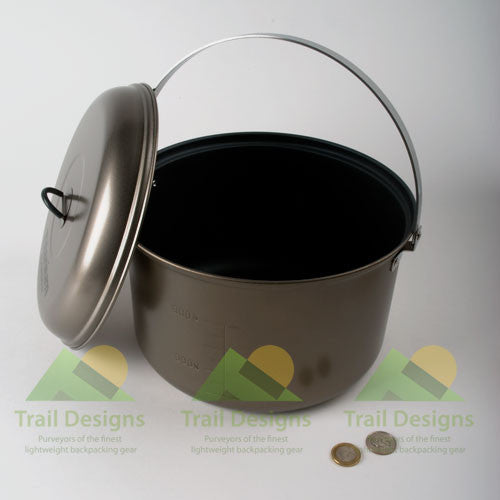 Evernew Titanium Non-Stick 5800ml Pot Set (ECA429)