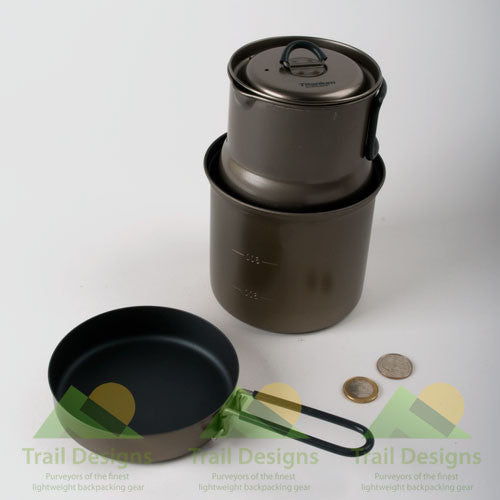 Evernew Titanium Non-Stick 600ml Pot (ECA421) – Trail Designs
