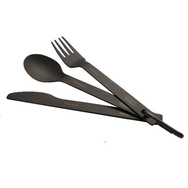 Titanium Fork and Spoon and Knife