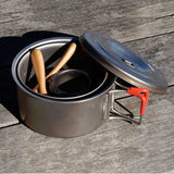 Evernew 570ml Ultra Light Titanium Pot/Cup (EBY278R)