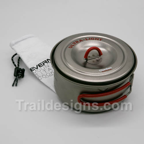 Evernew Titanium Ultra Light 600ml Pot (ECA251) – Trail Designs