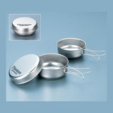 Evernew Titanium Bowl Set with Handle (EBY156)