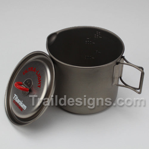 Evernew 900ml Titanium Ultra Light Mug Pot (ECA267)