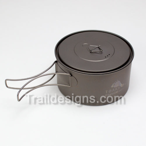 Amazon.com : TOAKS Titanium 900ml D130mm Pot : Camping Cups