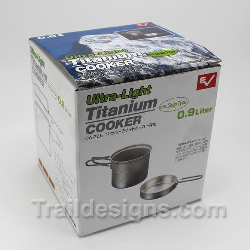 Evernew Titanium Ultra Light Deep Pot .9L (ECA265)