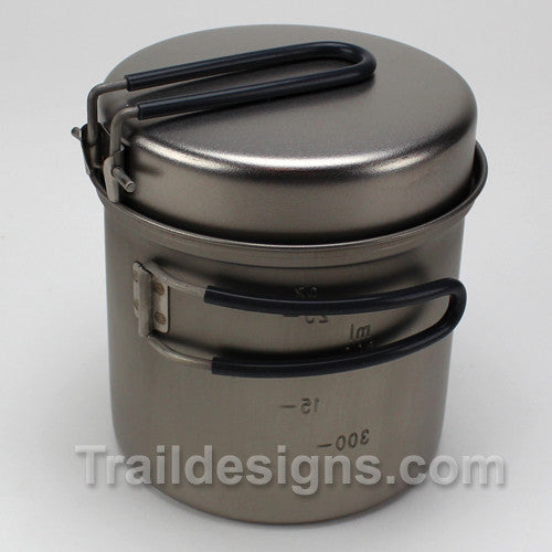 Evernew Titanium Ultra Light Deep Pot .9L (ECA265)