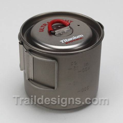 Evernew Titanium 500ml Ultra Light Mug Pot (ECA266) – Trail Designs