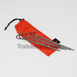 Ultralight Toaks Titanium 6.5" Shepherd Hook Tent Stakes - 6 PACK!