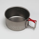 Evernew 570ml Ultra Light Titanium Pot/Cup (EBY278R)