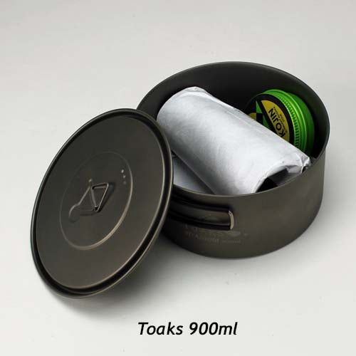 Toaks 900ml Pot + Sidewinder Ti-Tri Bundle – Trail Designs