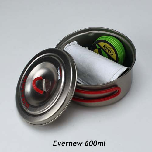 Evernew 600ml UL Pot + Sidewinder Ti-Tri Bundle – Trail Designs
