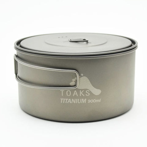 Toaks Titanium 900ml Pot - Casserole diamètre 130mm Toaks Titanium 900ml Pot - Casserole diamètre 130mm