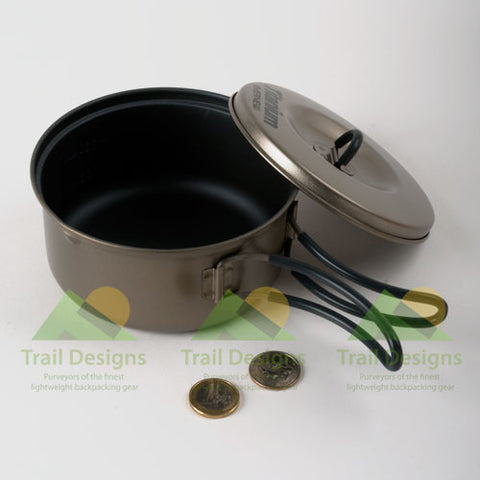 Evernew Titanium Non-Stick 600ml Pot (ECA421) – Trail Designs