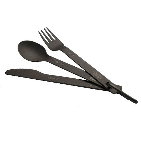 Titanium Fork and Spoon and Knife